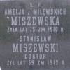 Amelia Milewska Miszewska (d. in 1910) and Stanisaw Miszewski (d. in 1912)